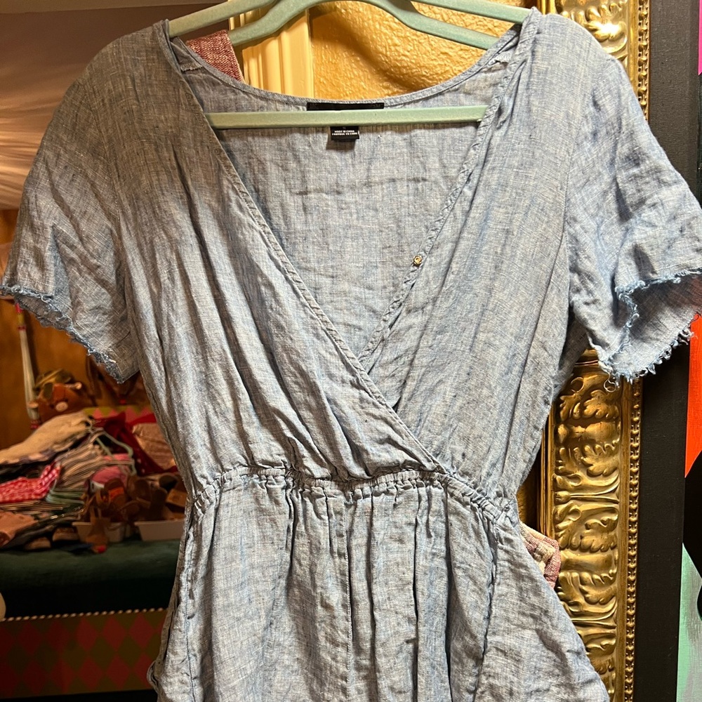 denim romper